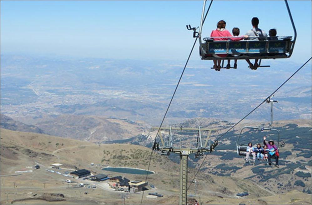 Todosierranevada Zona Baja - Edificio Alhambra - Junto A Los Telecabinas Sierra Nevada Kültér fotó